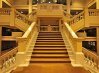 Sir Samuel Way building's grand marble staircase and facade are all that remain after the fire, reconstructed in the atrium of the main building.