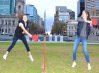 Totem Tennis poles randomly appeared in Victoria Square. Fun for all to stop and have a hit! You never know what you'll find in Vic Square!