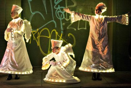 performance by Born in a Taxi.  Illuminate Adelaide comes to the Central Market.