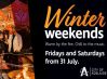Warm by the fire.  Chill to the music in the Market Precinct various venues